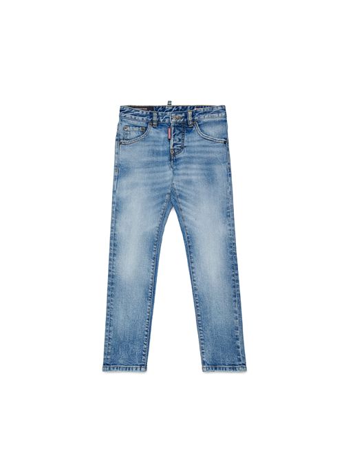 Pantalone, bambino, teddy boy jeans. DSQUARED2 | DQ3576 D0AHQDQ01